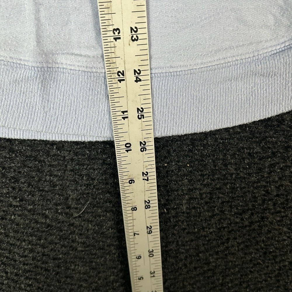 Athleta Womens M Coaster Luxe Sweatshirt Light Blue Modal Spandex RN 54023 - Picture 6 of 7